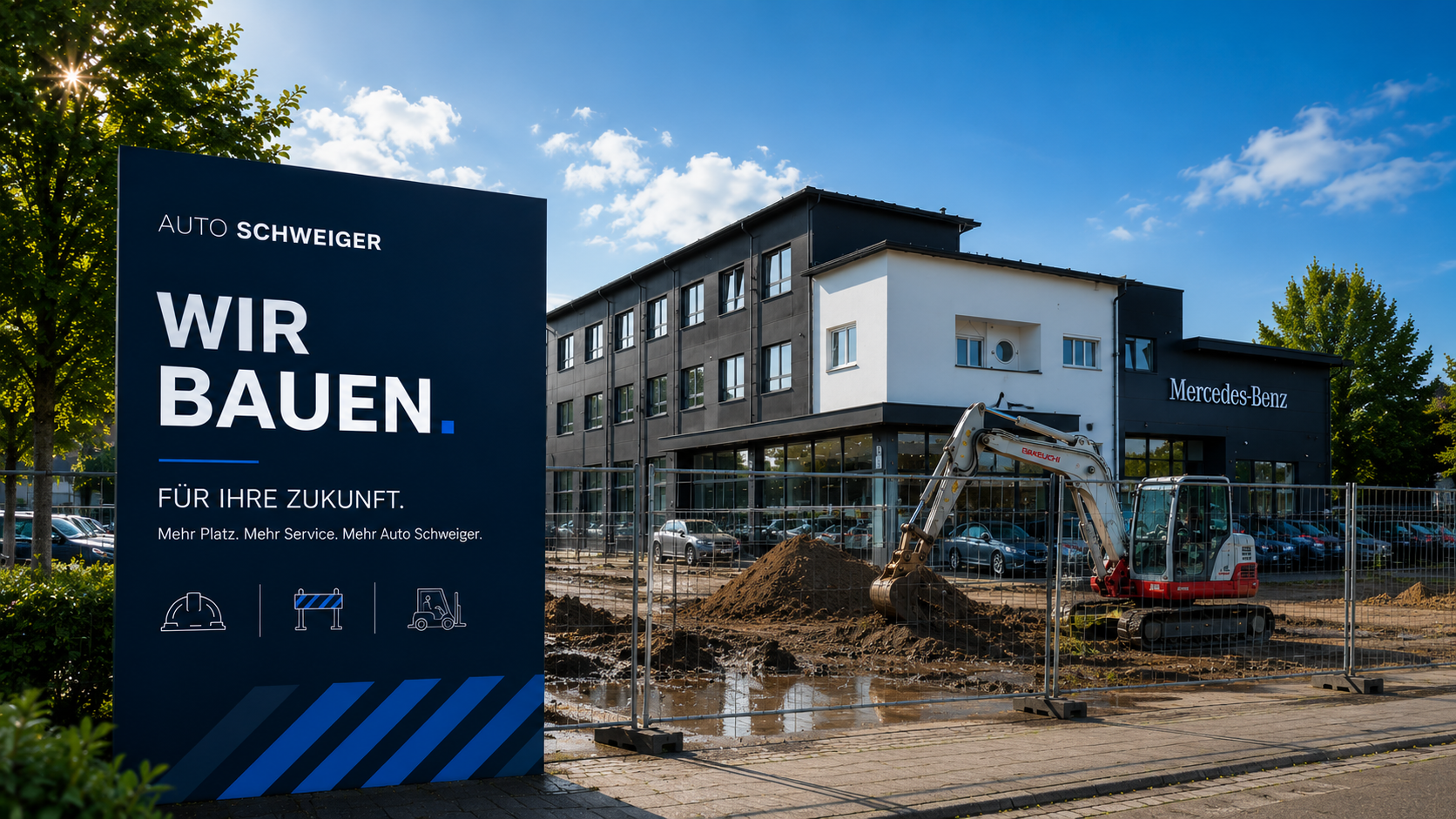 Wir bauen !